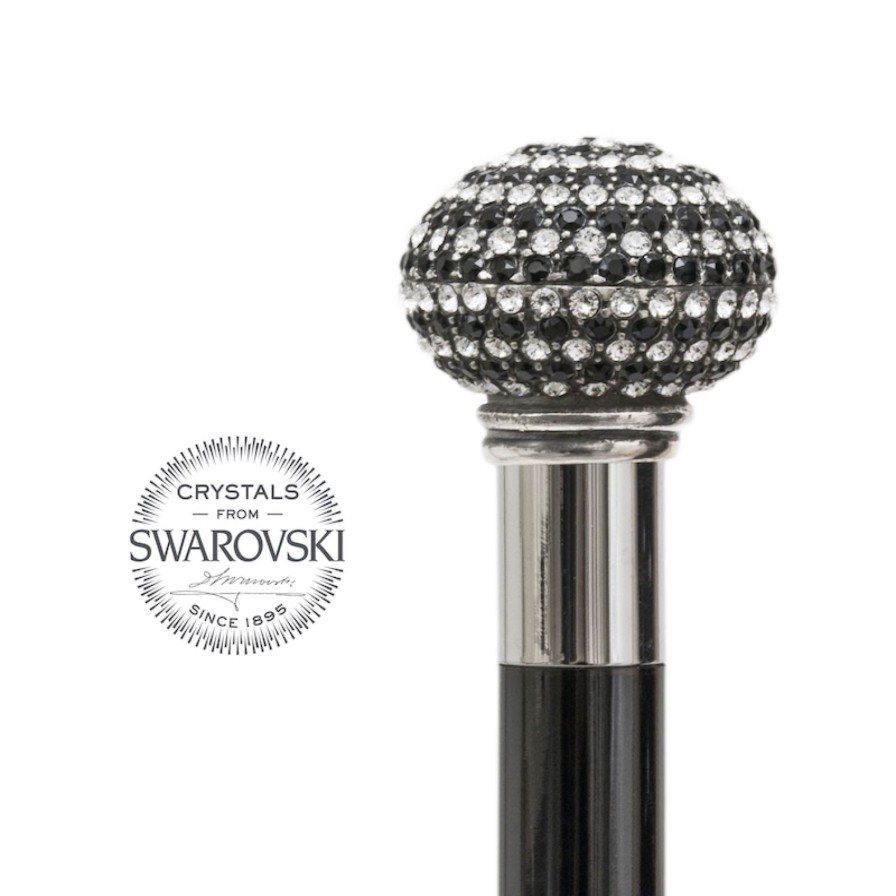 Bastoni Pasotti | Ba W71Bn - Bastone Con Cristalli Swarovski®