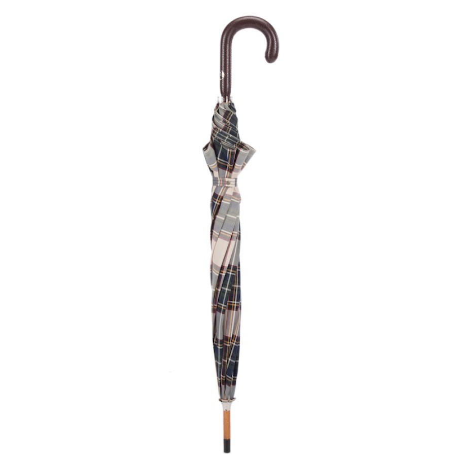 U Su Misura Pasotti | 142 Ptb155-1 P - Ombrello Tartan Marrone