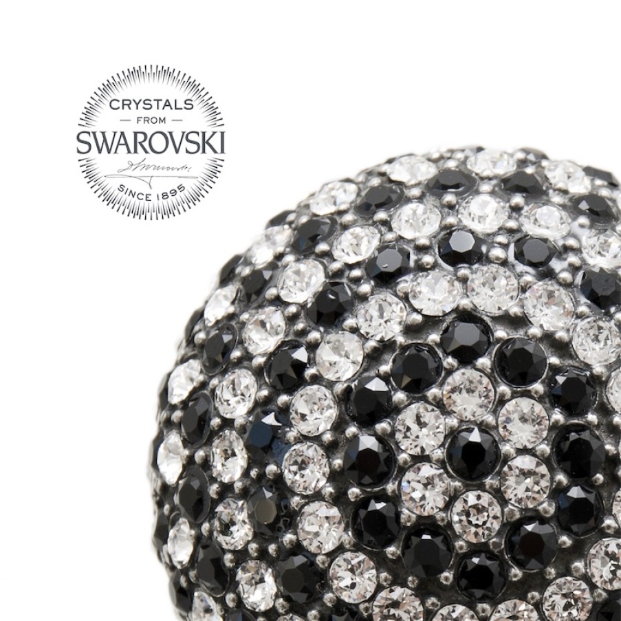 Calzanti Pasotti | Cs W71Bn - Calzascarpe Pomo Swarovski® Bicolore